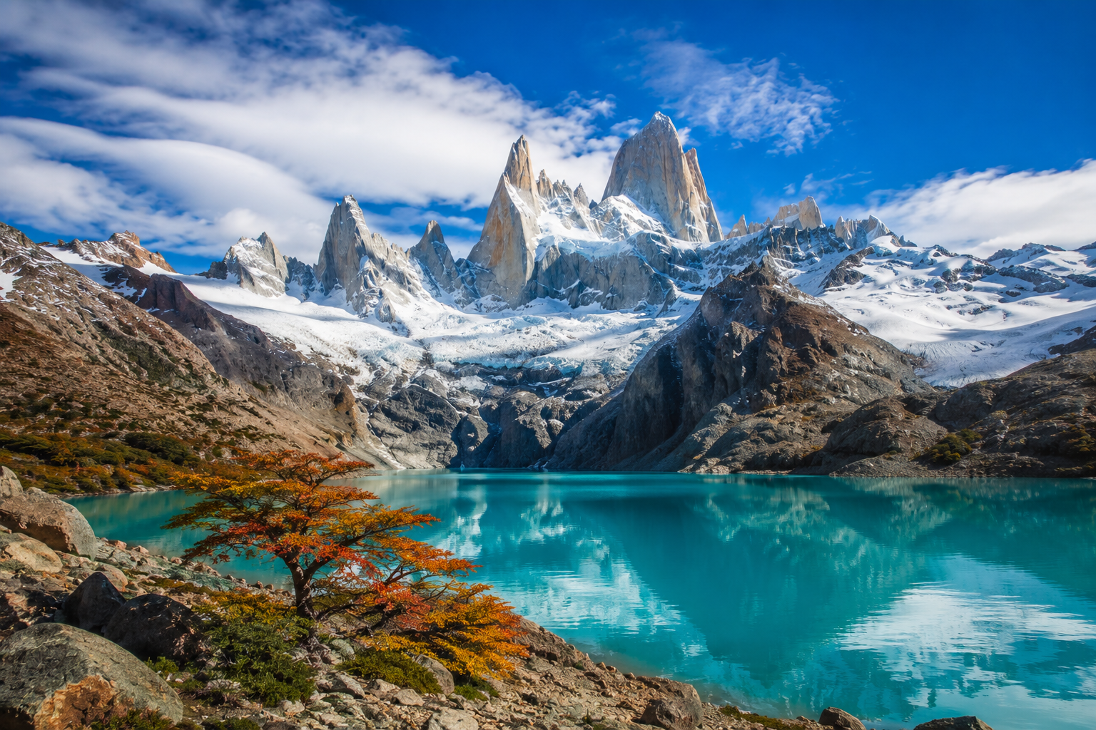 Cerro Fitz Roy, El Chaltén, Patagonia argentina
